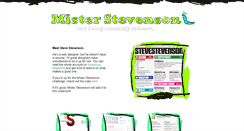 Desktop Screenshot of misterstevenson.com